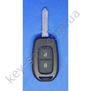 Корпус ключа Renault Duster, 2 кнопки, лезвие HU136 /88554/