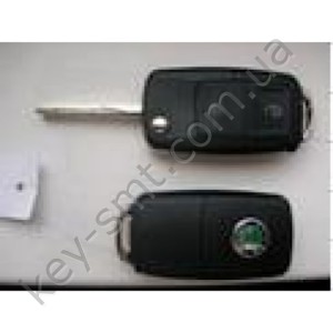 SKODA Корпус выкидного ключа с 2 кнопками (44/01)(77419)I