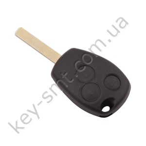 Корпус ключа Renault Kangoo, Traffic и другие, 3 кнопки, лезвие VA2 /D