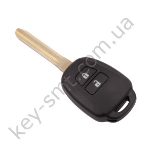 Корпус ключа Toyota 2 кнопки, модели 1998-2009, лезвие TOY43, тип 2 /D