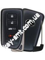 Смарт ключ Lexus IS200, IS250, RC300 и другие, 315 Mhz, HYQ14FBA Pg1:A8, H-chip, 3+1 кнопки /D