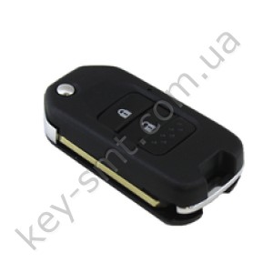 Корпус выкидного ключа Honda Accord, Civic, CR-V и другие, 2 кнопки, лезвие HON66, под болш. плату /D
