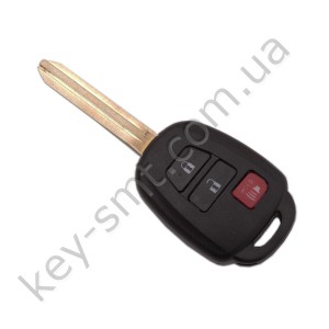 Корпус ключа Toyota Avalon, Camry, Corolla, 2+1 кнопки, лезвие TOY43, тип 2 /D