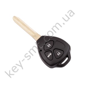 Корпус ключа Toyota Avalon, Camry, Corolla, 3 кнопки, лезвие TOY43 /D