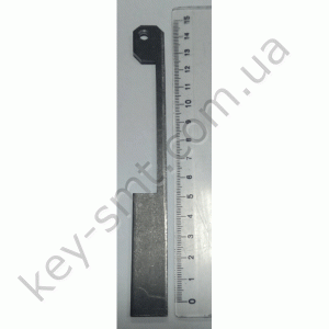 Реечный обратный плоский  дорогой без прорези (4 mm)