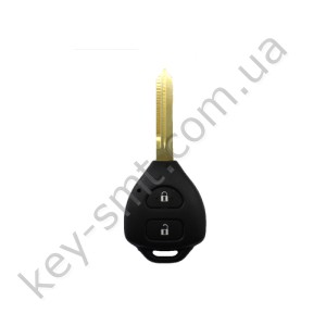 Корпус ключа Toyota Avensis, Corolla, Yaris и другие, 2 кнопки, лезвие TOY47, тип 2 /D