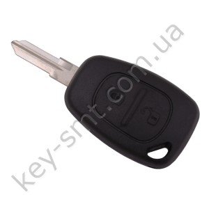 Корпус ключа Renault Master, Kangoo и другие, 2 кнопки, лезвие VAC102 /D