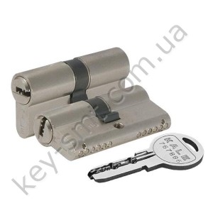 Цилиндр KALE 164 SN/90 (40х10х40) mm никель 5 кл.