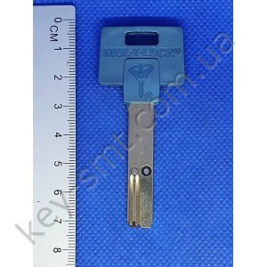 Оригинал Mul-T-Lock 206S Б старый профиль/42,5мм/ старый черная ручка (ЗАГОТОВКА КЛЮЧА ТОЛЬКО ДЛЯ ИЗГОТОВЛЕНИЯ,КЛЮЧ+КАРТА ОБЯЗАТЕЛЬНО!!!)