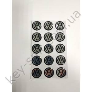 VOLKSWAGEN автозначек силиконовый(универсальный размер для всех контейнеров)