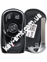 Корпус смарт ключа Buick Envision, Enclave, Regal и другие, 4+1 кнопки /D