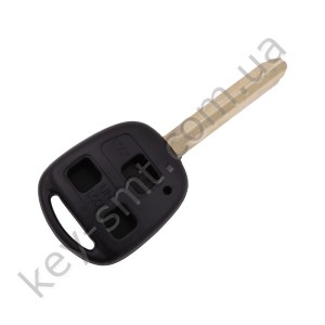 Корпус ключа Toyota Corolla, Prius, Avensis Verso и другие, 3 кнопки, лезвие TOY43, тип 1 /D