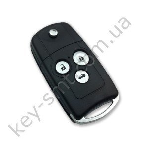 Корпус выкидного ключа Honda Accord, Pilot, Civic, Odyssey и другие, 3 кнопки, под переделку, стиль Acura /D