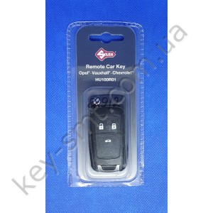 HU100R01/Silca-ключ с платой ичипом/OPEL ID46 433 Mhz 3 кнопки (Advanced Diagnostics)