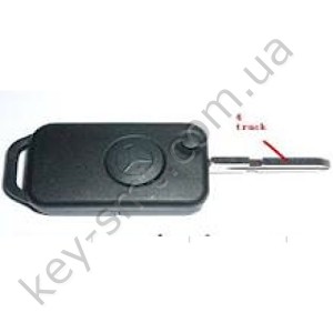 MERCEDES Корпус выкидного ключа HU39 с 1 кнопкой (77836)i