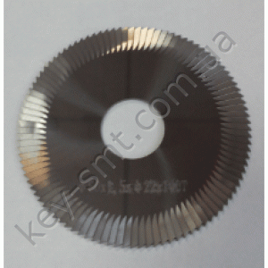 Фреза отрезная (Ф80х1,5хФ22x100T) CARBIDE твердосплавная с срезами (Raise)