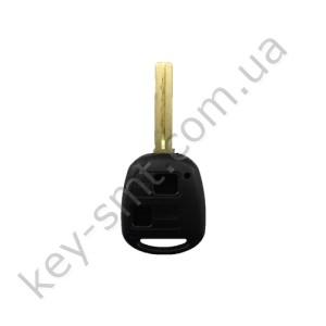 Корпус ключа Toyota Land Cruiser 100 и другие, 2 кнопки, лезвие TOY48, тип 1 /D
