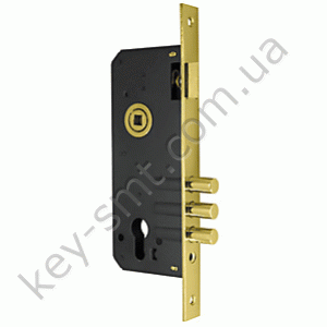 Корпус замка FUARO 900 3 MR/PB W/B (латунная планка)