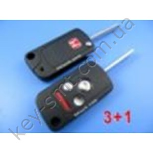 HONDA Корпус выкидного ключа с 3+1 кноп+паник (M124)