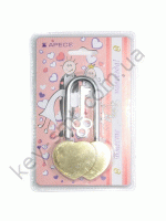 Замок навесной APECS PDB-33-60 Blister сердце