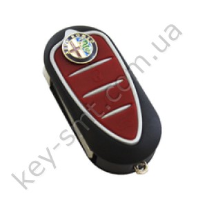 Корпус выкидного ключа Alfa Romeo, 3 кнопки, лезвие SIP22 /D
