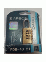 Замок навесной APECS PDB-40-21-CODE