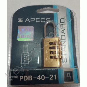 Замок навесной APECS PDB-40-21-CODE