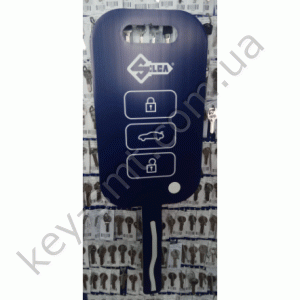 Рекламный ключ Silca (выкидной синий плоский) P0WD LARGE PLASTIC CAR REMOTE LIGHT