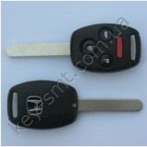 HONDA Ключ с лезвием HON66 с 3 кнопками +PANIC.