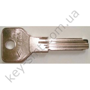 Cisa Asix оригинальная заготовка к цилиндру (00670-01  6 пинов,толщина 2,9mm)