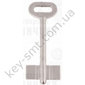 Мариуполь (74x12.2x28.2мм) (5.2мм)MRP1D(DV114) Желтый_ЦАМ-Силумин двухбородый 5,5мм (ходовой,круглая ручка)