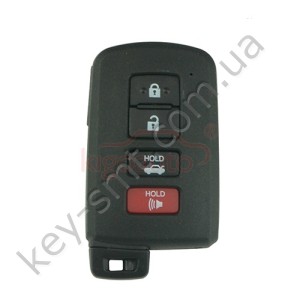 Корпус смарт ключа Toyota Avalon, Camry, Corolla, 3+1 кнопки, OEM /D