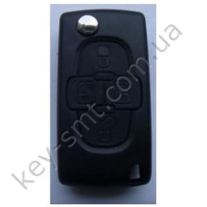 PEUGEOT Корпус выкидного ключа 4кн. HU83T (07/20)