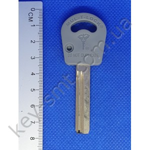 Оригинал Mul-T-Lock 64 /42.5mm/ (Заготовка ключа только для изготовления,КЛЮЧ+КАРТА обязательно!!!)