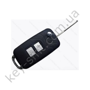 Корпус выкидного ключа Chery Amulet (A15) и другие,2 кнопки, лезвие HU49 /D