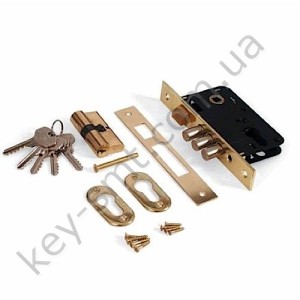 Корпус замка врезного APECS 0900/60-G с цилиндром