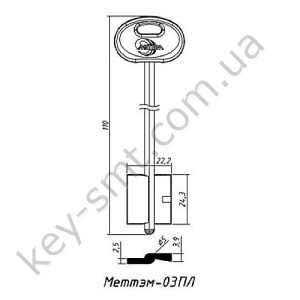 Меттэм-03ПЛдлин. шир. Белый