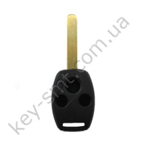 Корпус ключа Honda Accord и другие, 3 кнопки, лезвие HON66, без места под чип /D