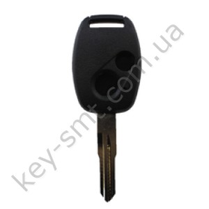 Корпус ключа Honda Accord, Honda Civic и другие, 2 кнопки, лезвие HON66, с местом под чип /D