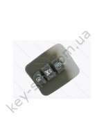 Chevrolet кнопки (резиновые), для ключа, 3 кнопки /D