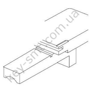 Тиски MATRIX (правая губка, подвижная правая часть) D910488ZR