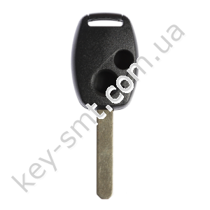 Корпус ключа Honda Civic, Honda Jazz и другие, 2 кнопки, лезвие HON66, без места под чип /D