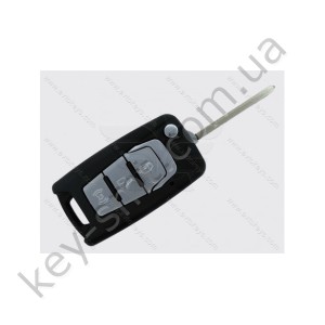 Корпус выкидного ключа Ssang Yong Actyon и другие, 3 кнопки, лезвие TOY48 /D