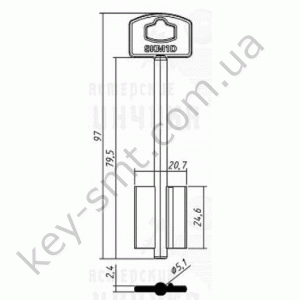 SKM1D securemme СЕКЬЮРЕМ/97x24.6 ф5,1(DV476)