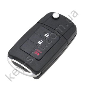 Корпус выкидного ключа Toyota Avalon, Camry, Corolla, 2+1 кнопки, лезвие TOY43, под переделку, #4 /D