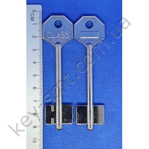Класс -1 Короткий узкий ЦИНК (Китай)/90х15.1mm/4.9мм Белый