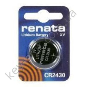 CR2430 Renata батарейка (Lithium 3V) (Renata) (24.5x3.0mm) (285mAh)