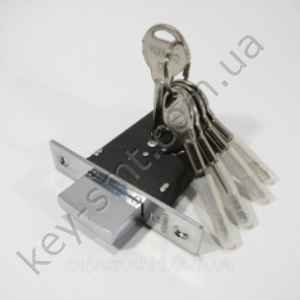 Замок врезной Fuaro 200F CP (Крест)5 ключей
