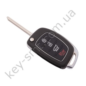 Корпус выкидного ключа Hyundai Santa Fei 3+1 кнопки, лезвие NYN17R(76265)