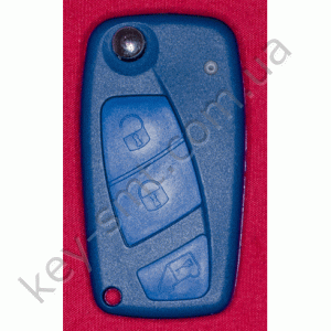FIAT Корпус выкидного ключа 3кн. BLUE (01.02.03/23/08)